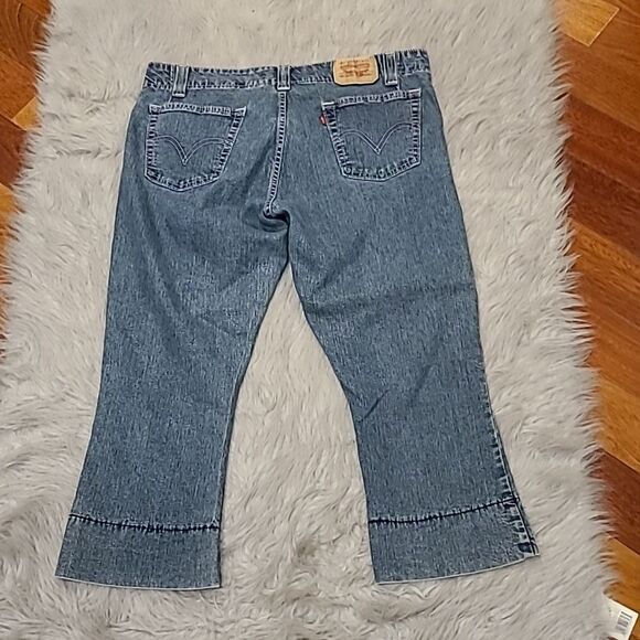 Levi's 525 vintage nouveau low capris size 12 - Picture 6 of 7